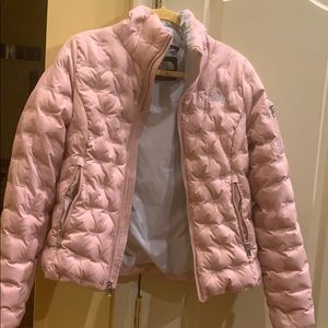 North face women’s pink puffer...winter 2018